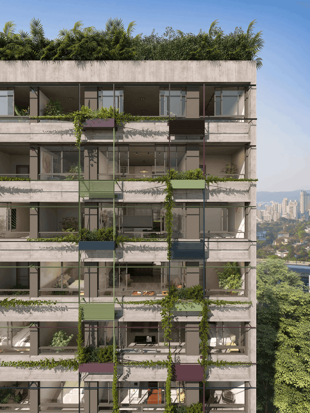 Floreiras modulares de fachada - Projeto Floresta Ipojuca