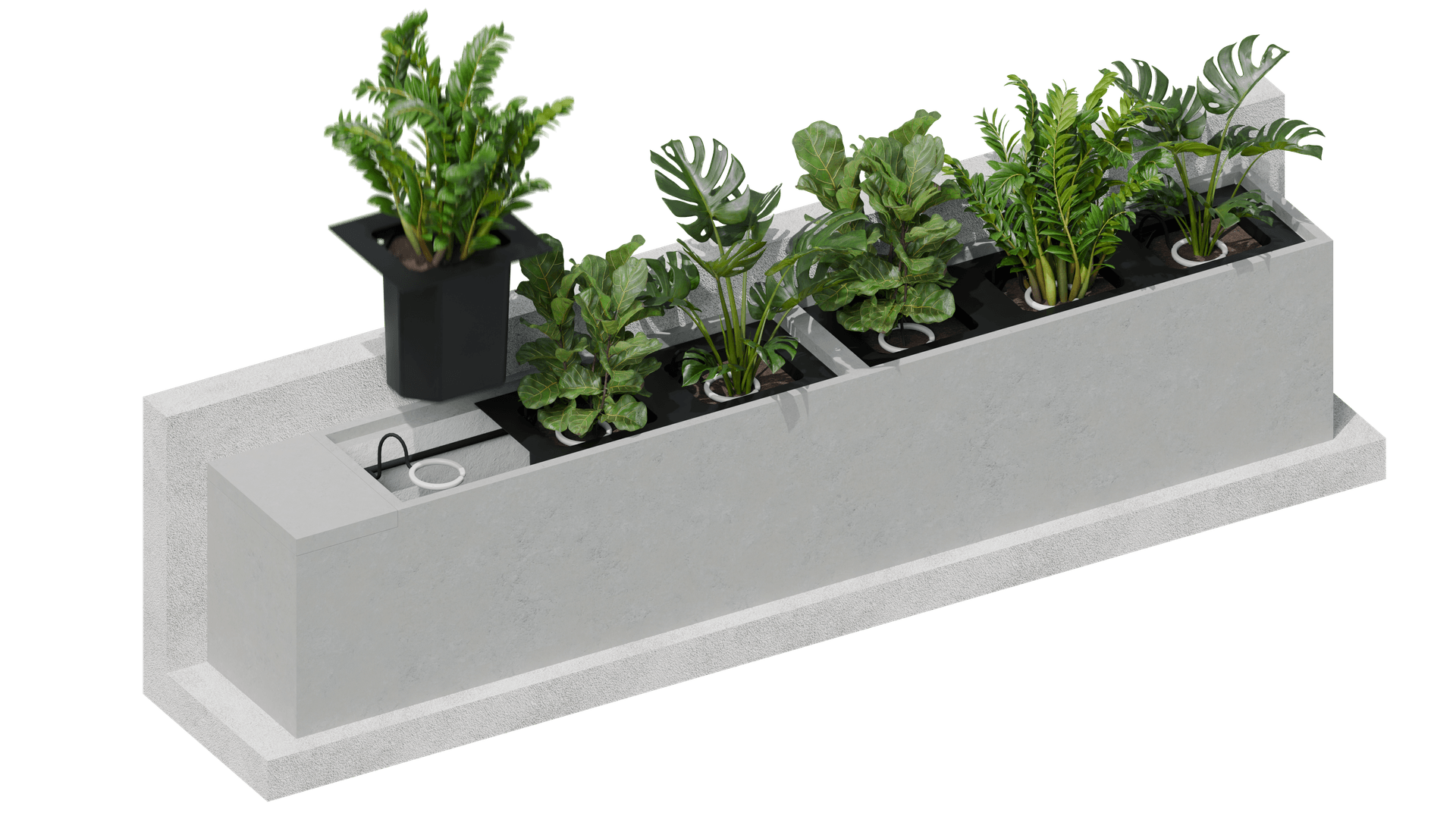 Floreira Modular em EPS - Sistema 2