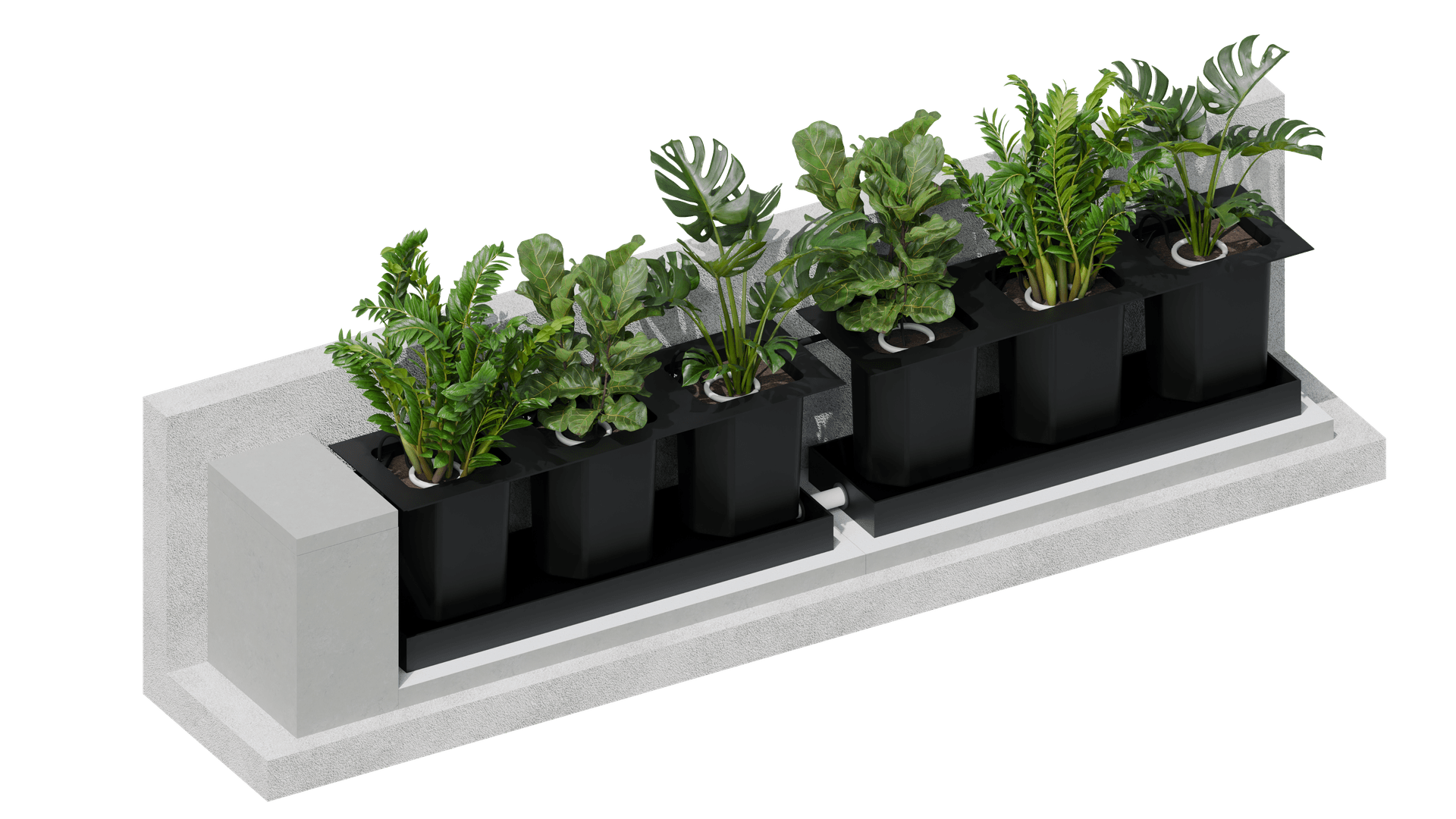 Floreira Modular em EPS - Sistema 3