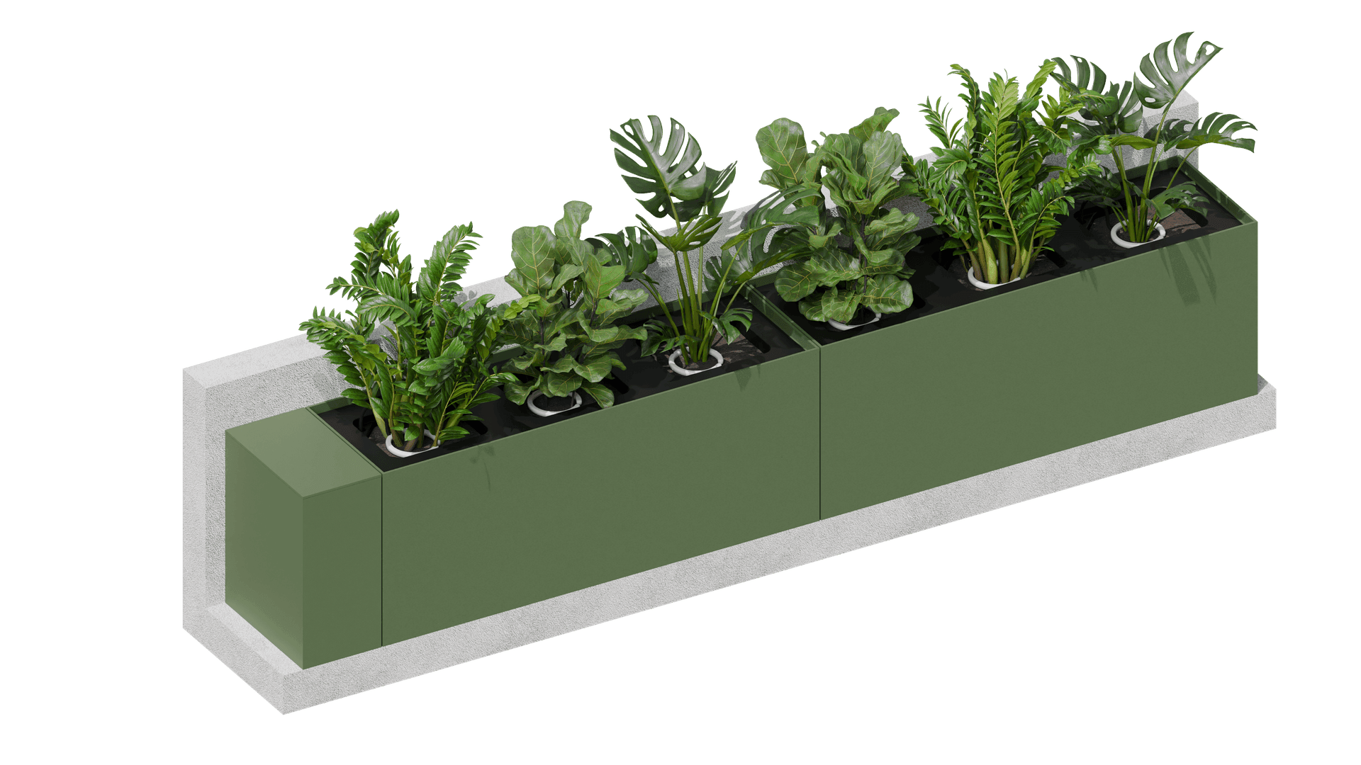 Floreira Plástica Modular