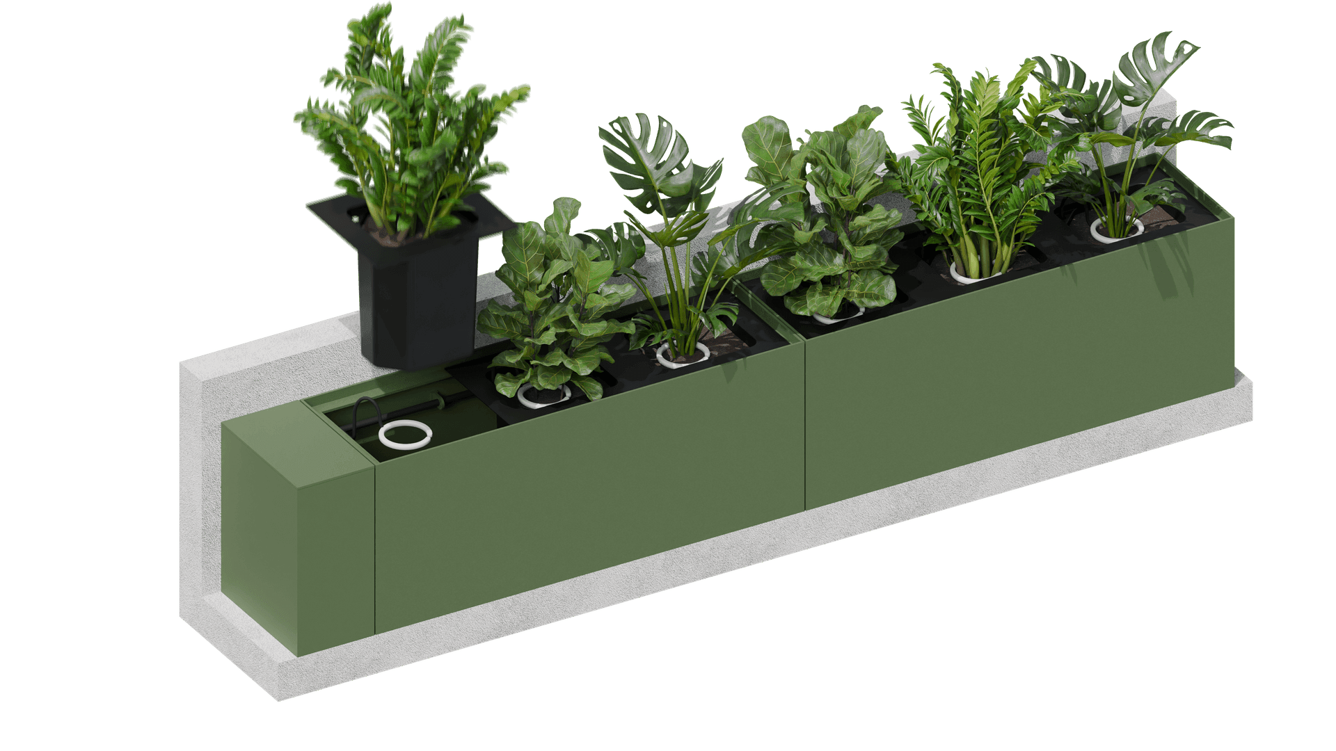 Floreira Modular Plástica - Sistema 2