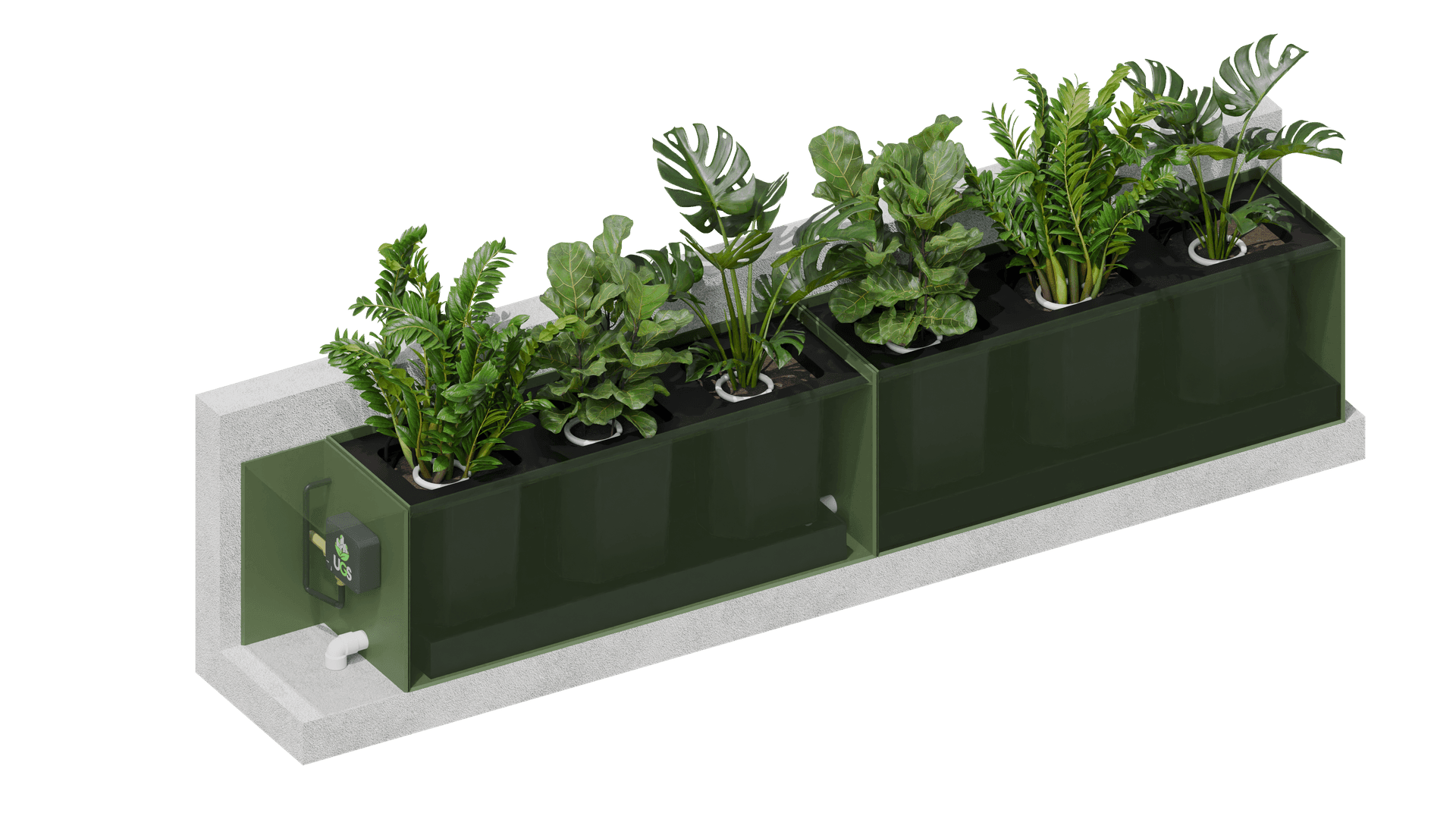 Floreira Modular Plástica - Sistema 3