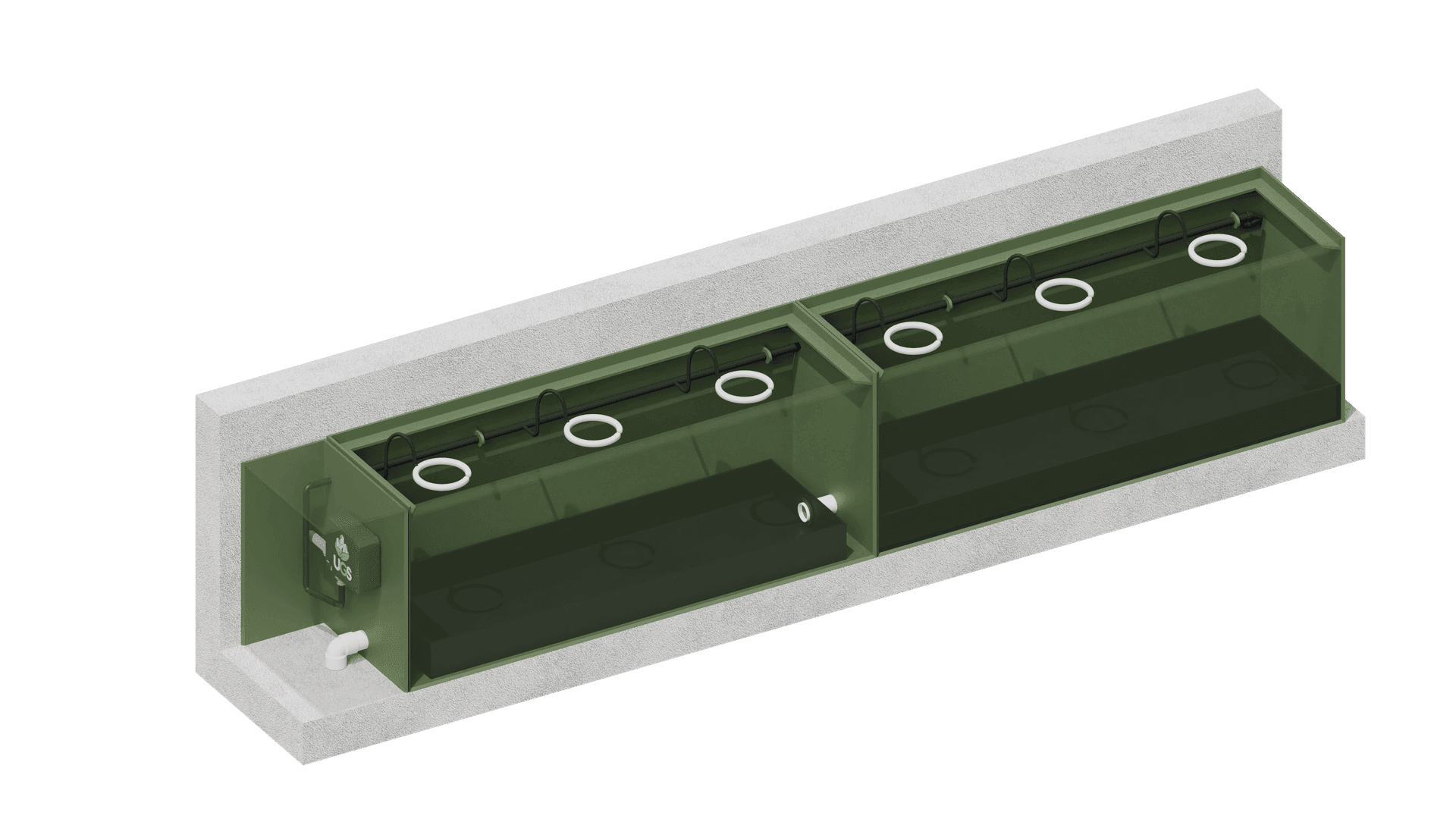 Floreira Modular Plástica - Sistema 4